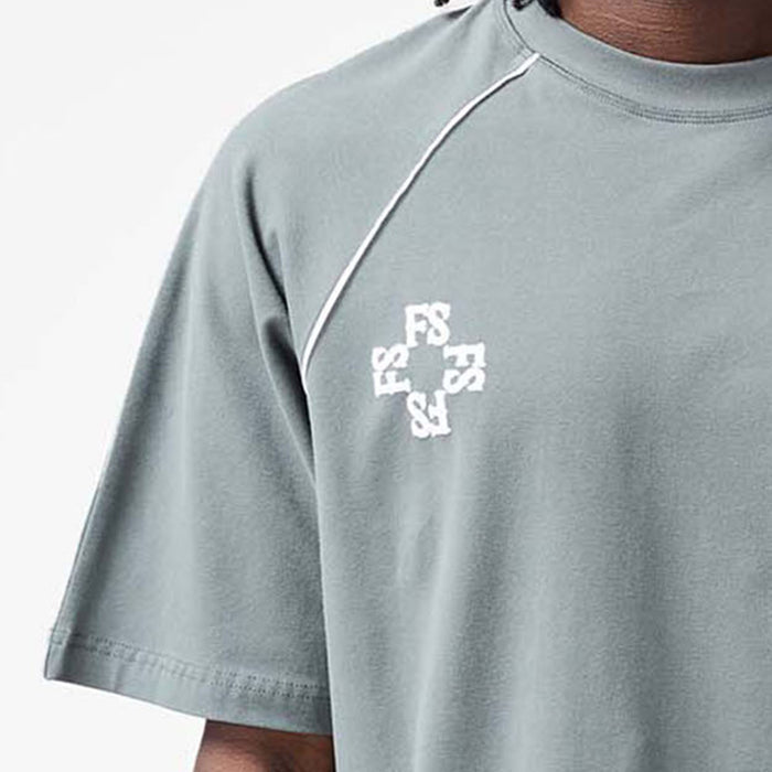 Jersey Football T-Shirt | Mid Grey
