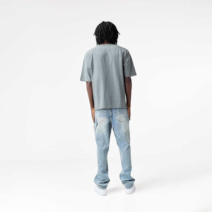 Jersey Football T-Shirt | Mid Grey