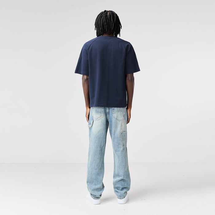 Jersey Football T-Shirt | Navy