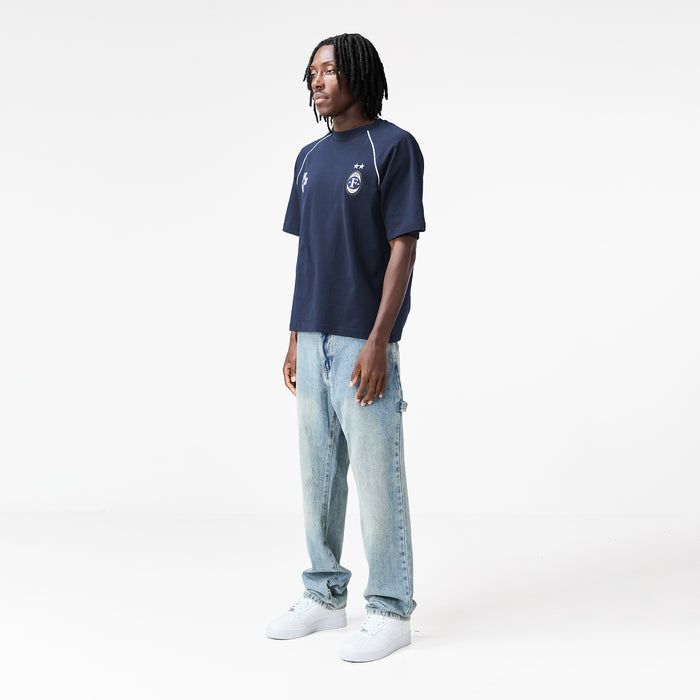 Jersey Football T-Shirt | Navy
