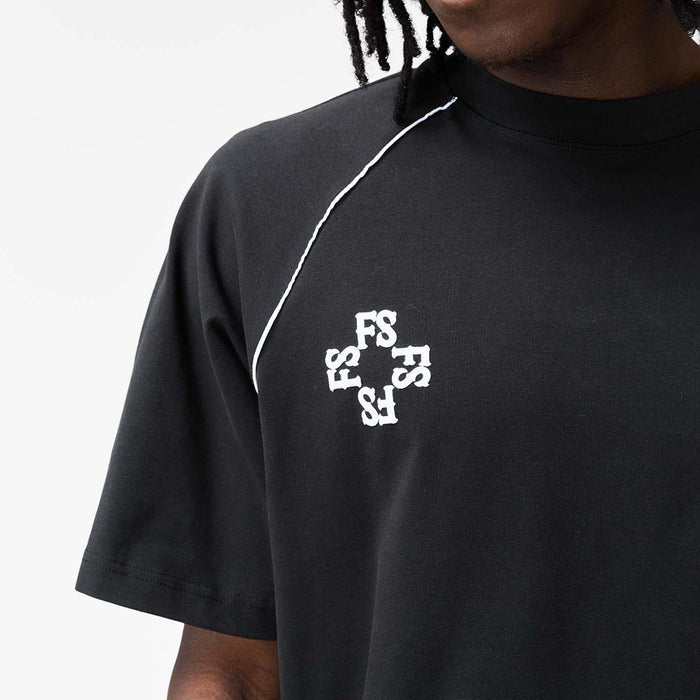 Jersey Football T-Shirt | Washed Black