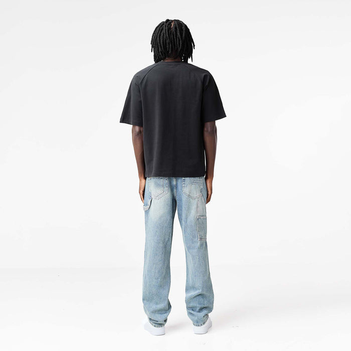 Jersey Football T-Shirt | Washed Black