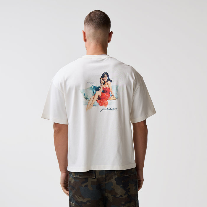 Kinda Busy T-Shirt | Chalk