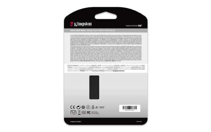Kingston KC600 SSD SKC600/256G Internal SSD 2.5" SATA Rev 3.0, 3D TLC, XTS-AES 256-bit encryption
