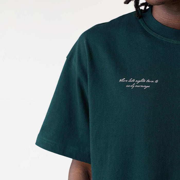 Late Nights T-Shirt | Forest Green