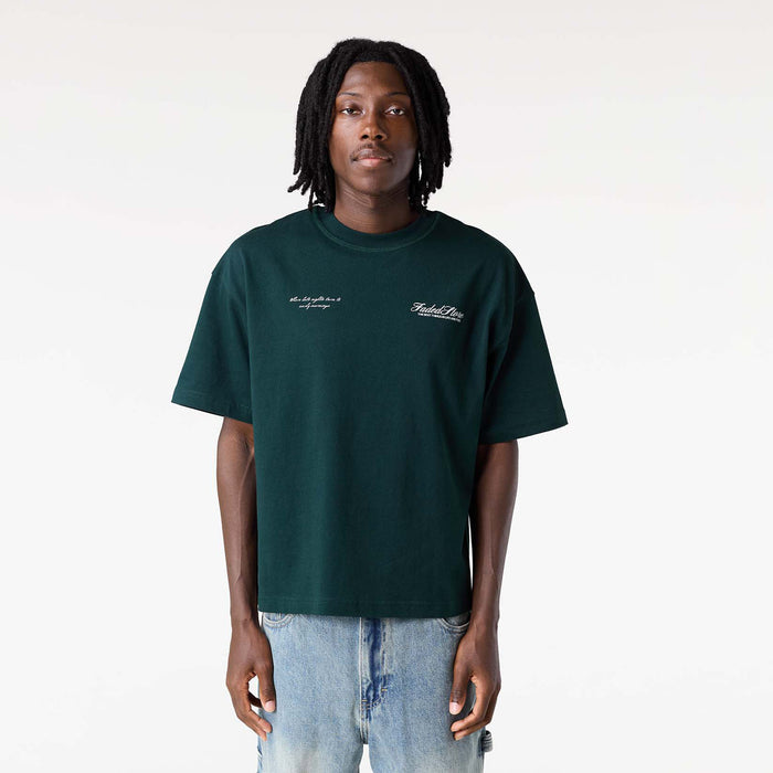 Late Nights T-Shirt | Forest Green