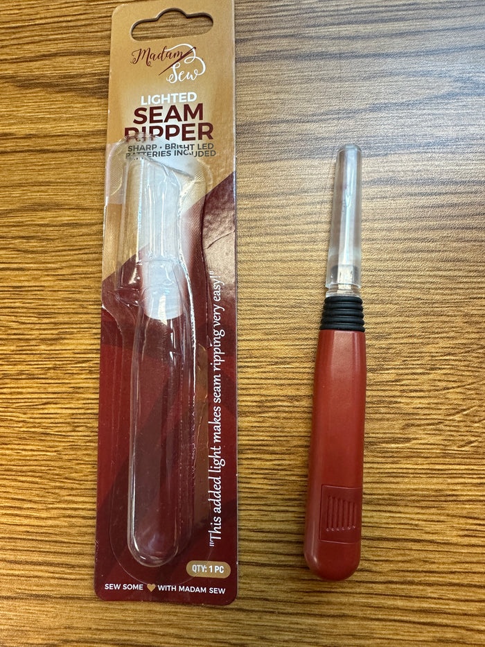 Lighted seam ripper Bernina Jeff Sewing Machine Tools Supplies Accessories