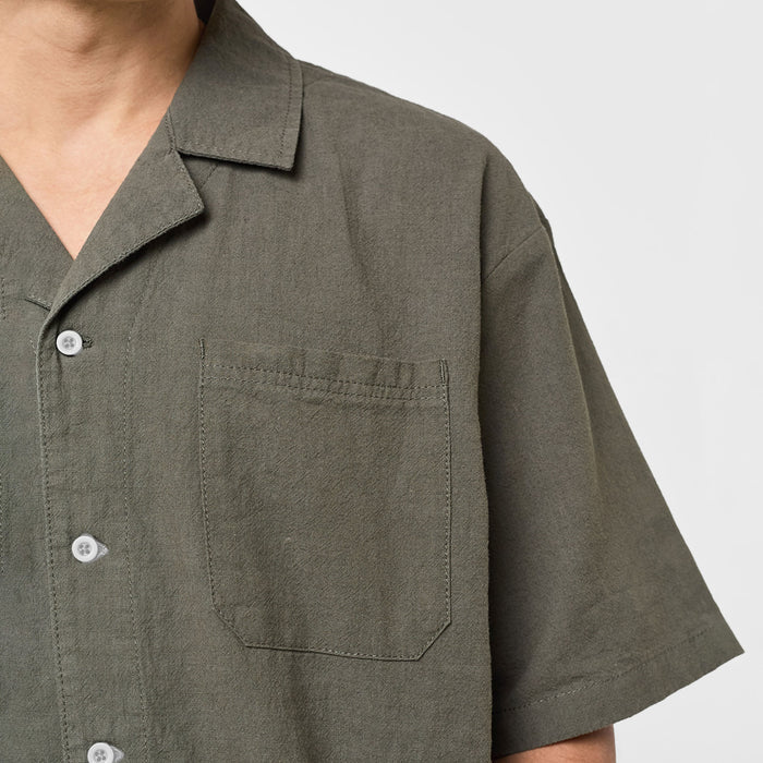 Linen Shirt | Olive