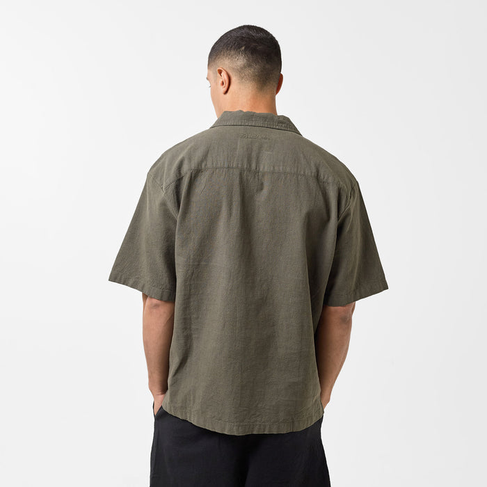 Linen Shirt | Olive