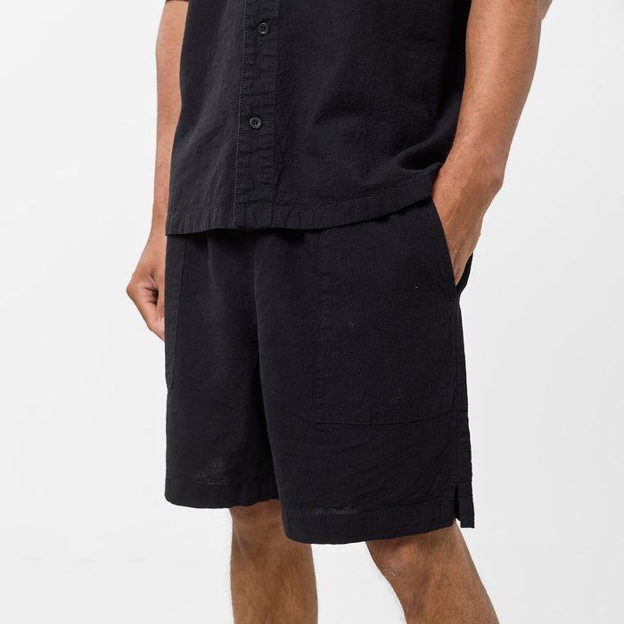 Linen Twinset | Black