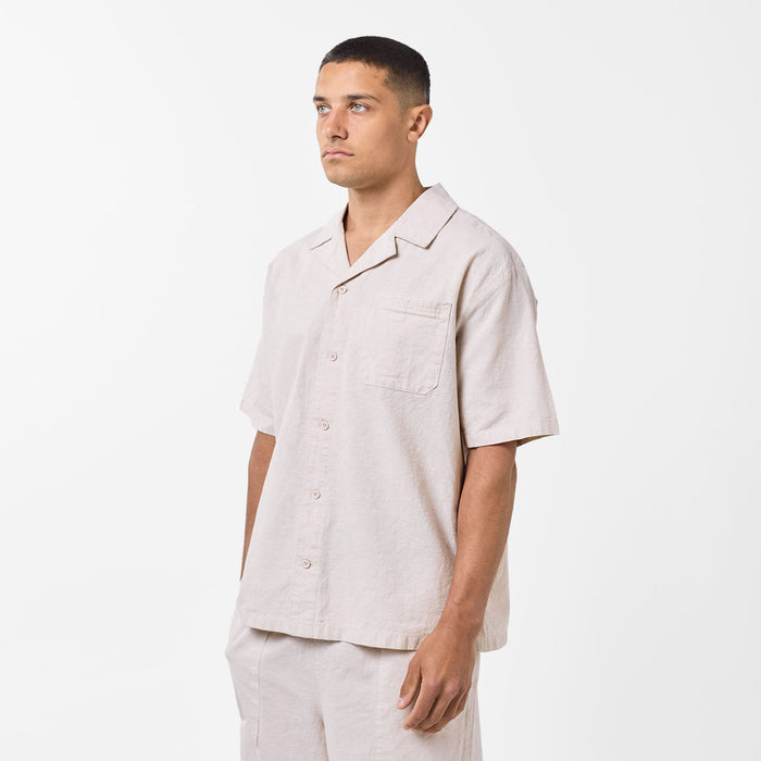 Linen Twinset | Stone