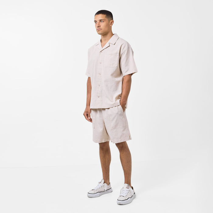 Linen Twinset | Stone