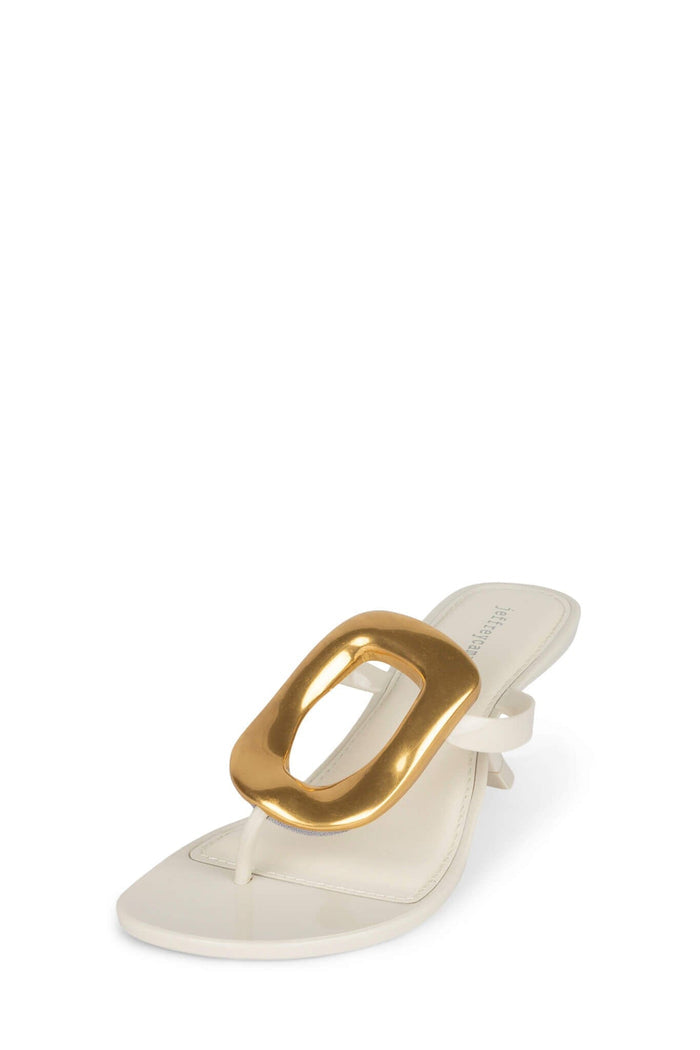 LINQ-UP-J Heeled Sandal Cream Gold _hover