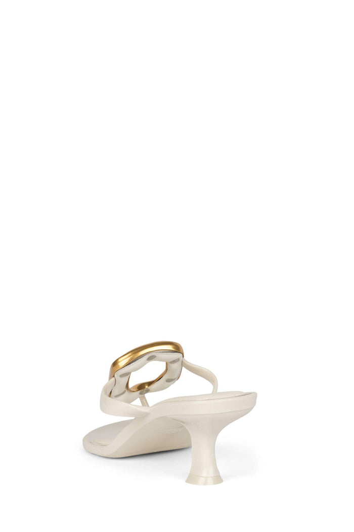 LINQ-UP-J Heeled Sandal Cream Gold