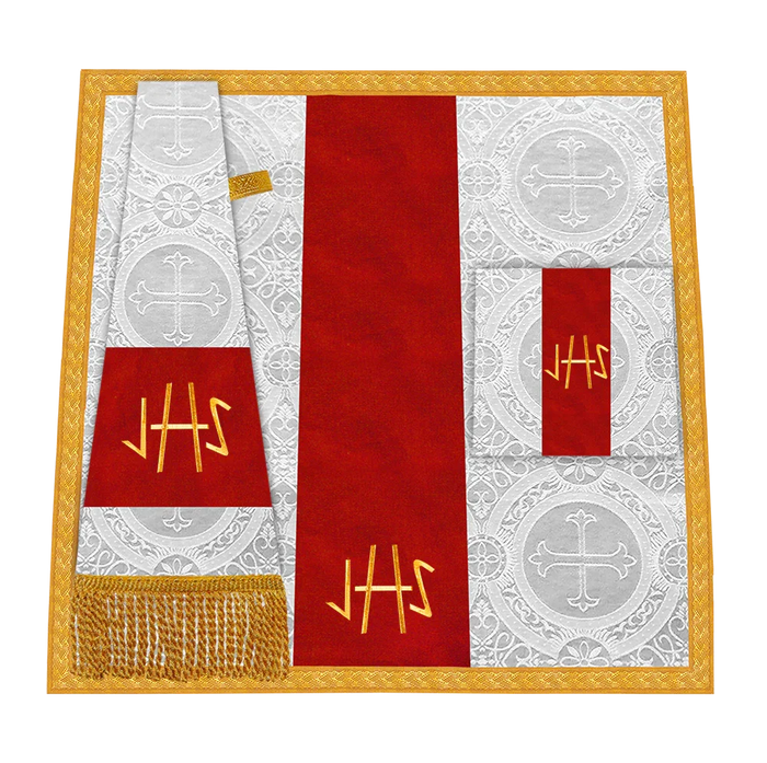 Damask / IHS / White-Red