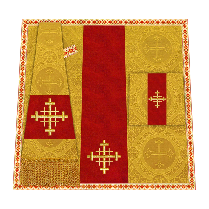 Damask / Jerusalem Cross / Gold