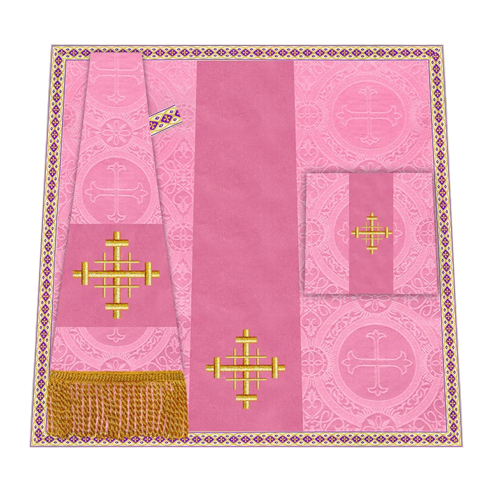 Damask / Jerusalem Cross / Rose