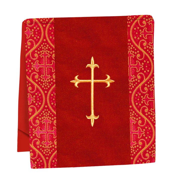 Liturgical Cross Embroidered Mass Set and braided trims