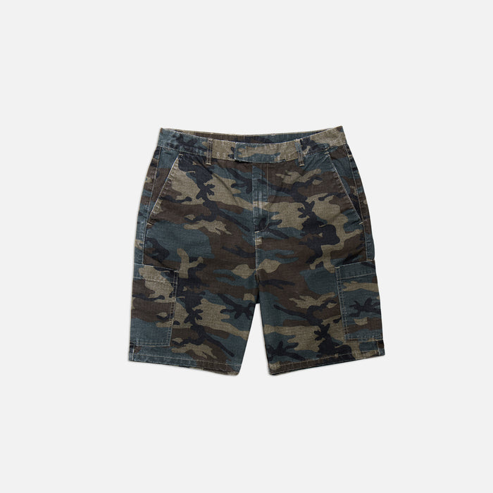 Longline OG Camo Cargo Short | Dark Green