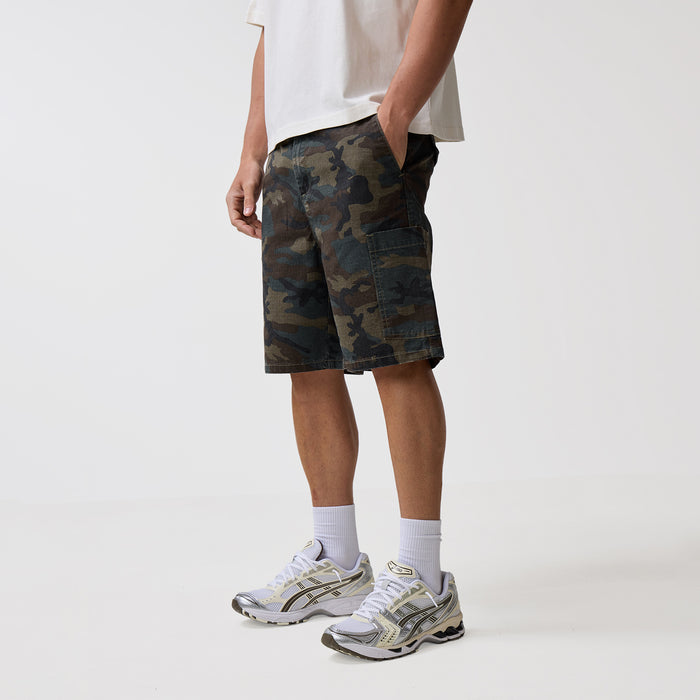 Longline OG Camo Cargo Short | Dark Green