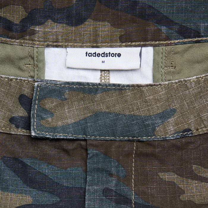Longline OG Camo Cargo Short | Dark Green