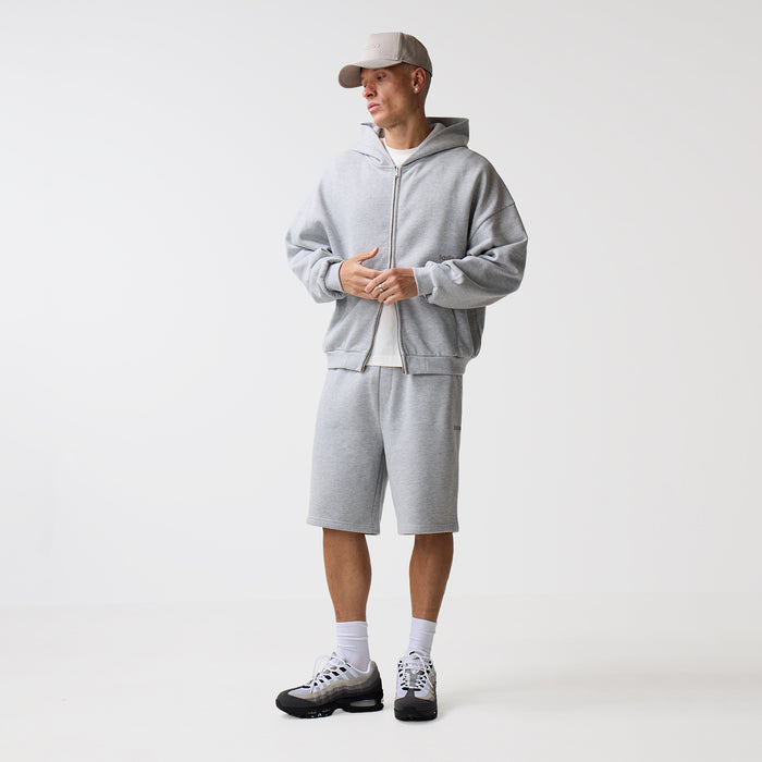 Longline Short | Grey Marl
