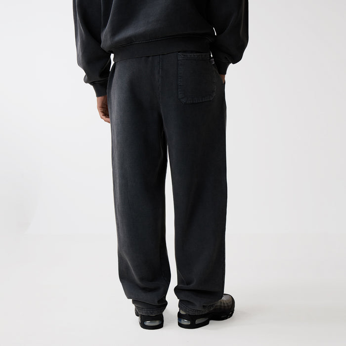 Loose Fit Cropped Tracksuit | Black Wash