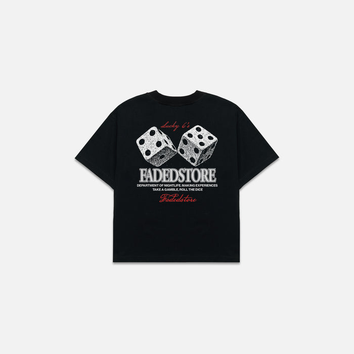 Lucky 6's T-Shirt | Black