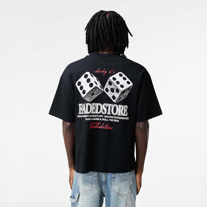 Lucky 6's T-Shirt | Black
