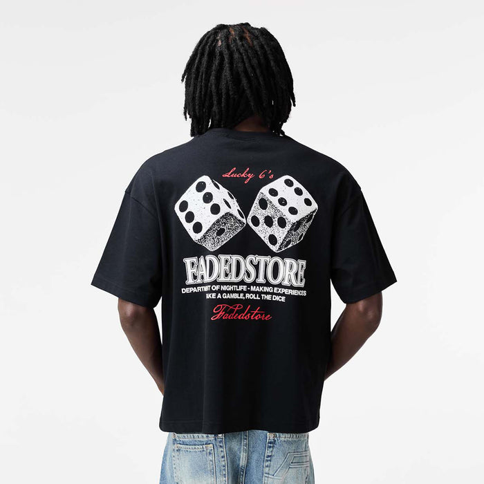 Lucky 6's T-Shirt | Black