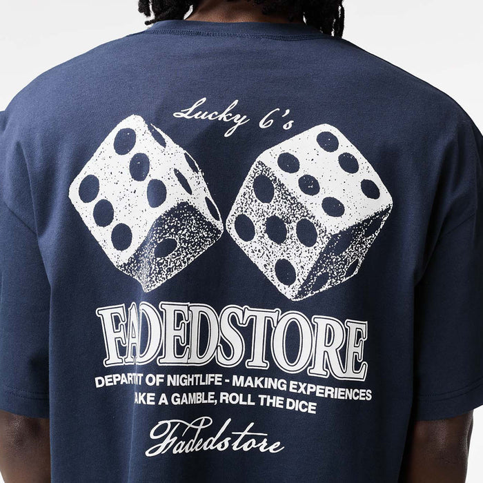 Lucky 6's T-Shirt | Navy