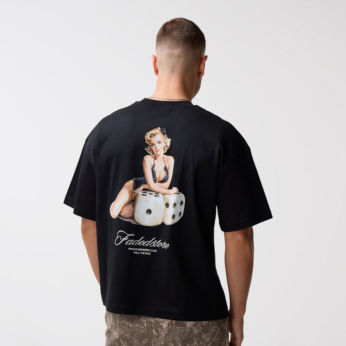 Lucky Roll T-Shirt | Black