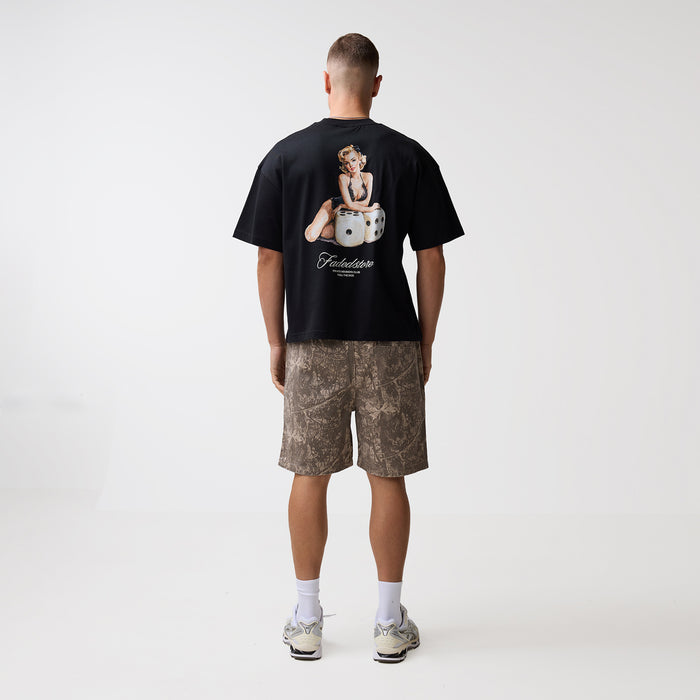 Lucky Roll T-Shirt | Black