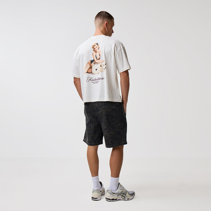 Lucky Roll T-Shirt | Chalk