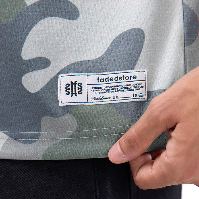 Mesh Jersey | Green Camo