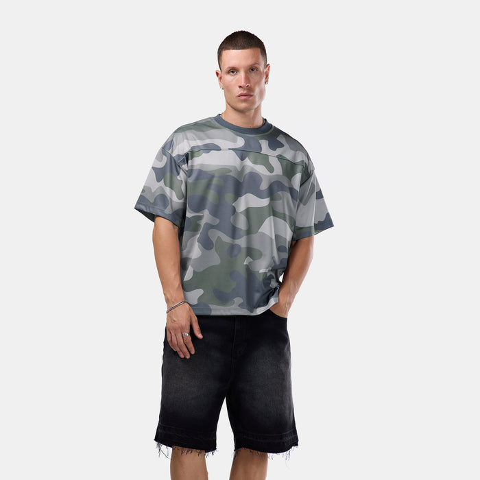 Mesh Jersey | Green Camo