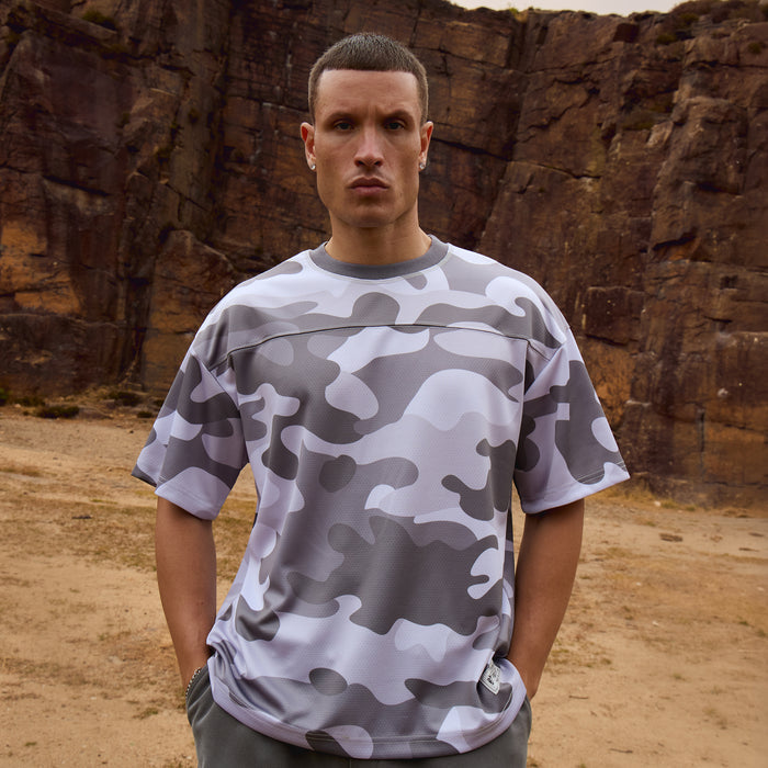 Mesh Jersey  | Grey Camo