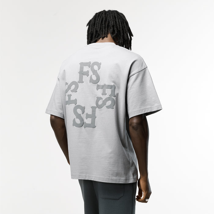 Monogram T-Shirt | Mid Grey