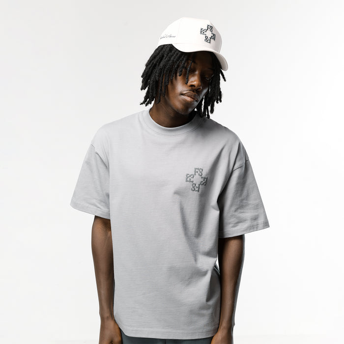 Monogram T-Shirt | Mid Grey