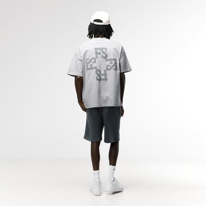 Monogram T-Shirt | Mid Grey