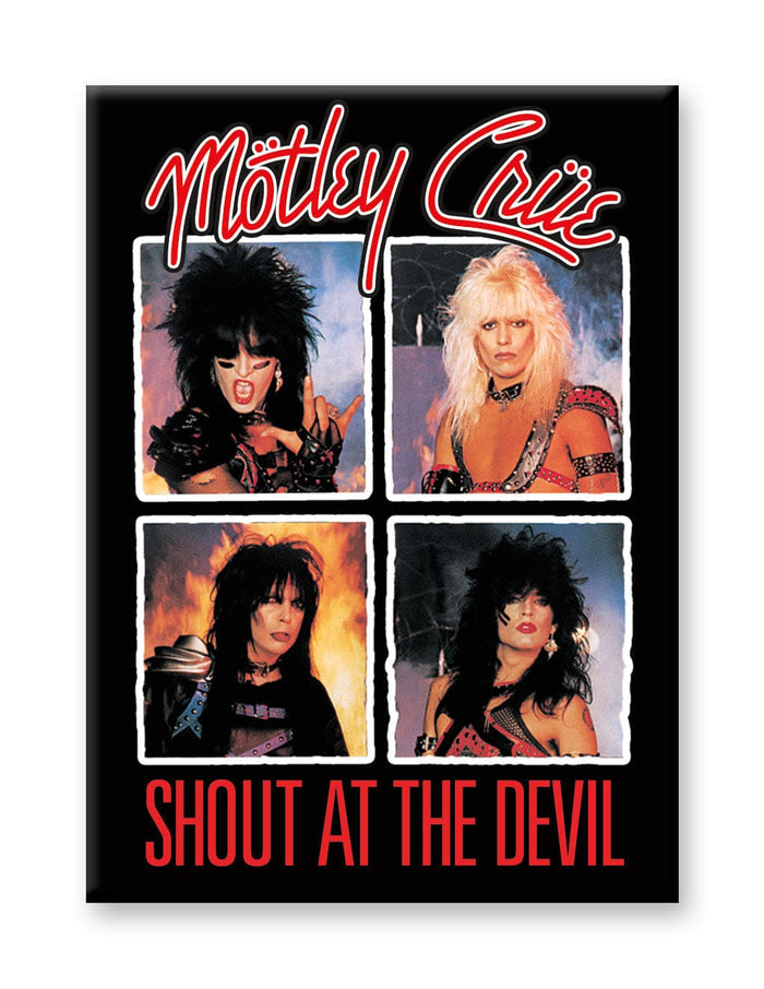 Mötley Crüe Shout at the Devil Flat Magnet