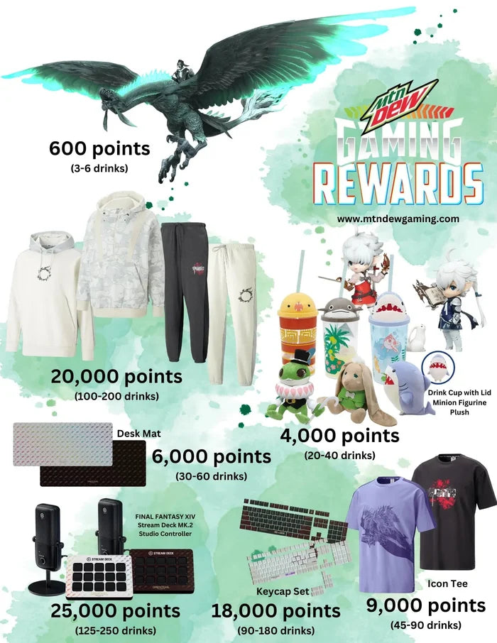 Mountain Zu - Final Fantasy FFXIV Mtn Dew Mount
