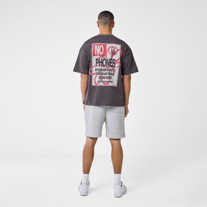 No Phones T-Shirt | Grey