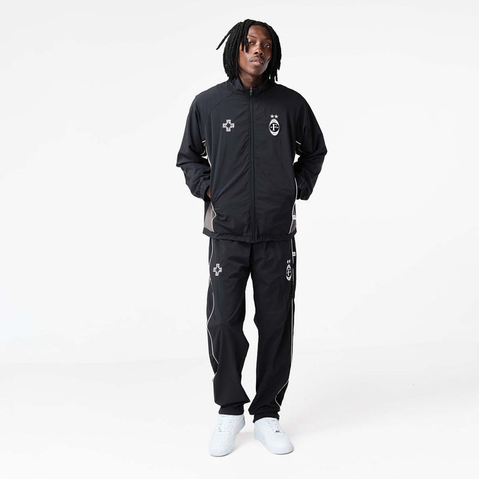 Nylon Football Tracksuit | Black