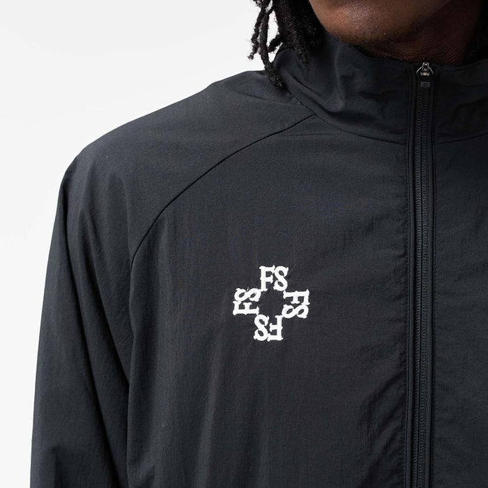 Nylon Football Tracksuit | Black