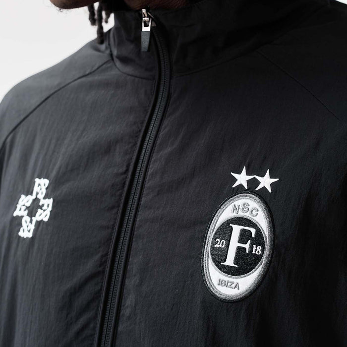 Nylon Football Tracksuit | Black