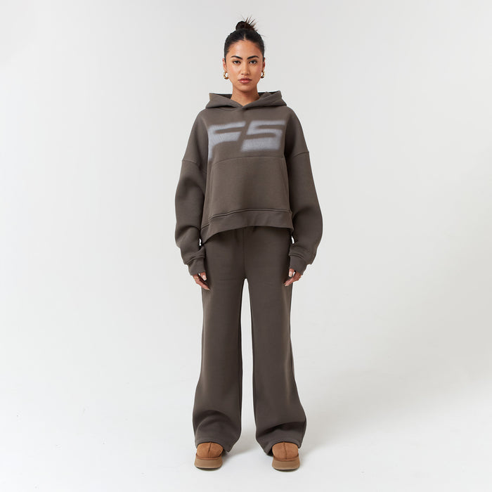 Open Hem Jogger | Brown