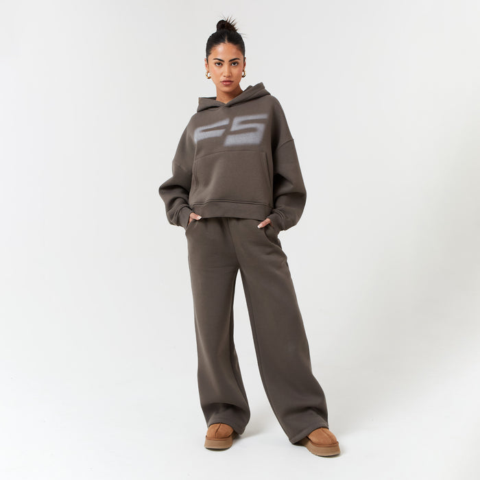 Open Hem Jogger | Brown