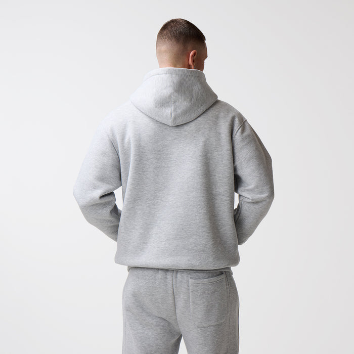 Open Hem Tracksuit | Grey Marl
