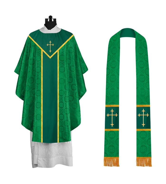 Gold Trims / V Yoke / Green